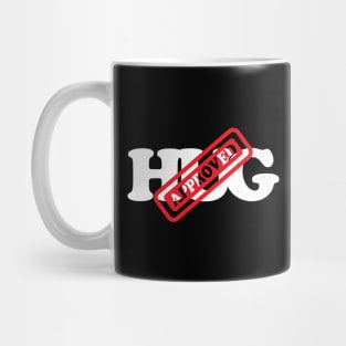 Hug Approved Stamp Mug